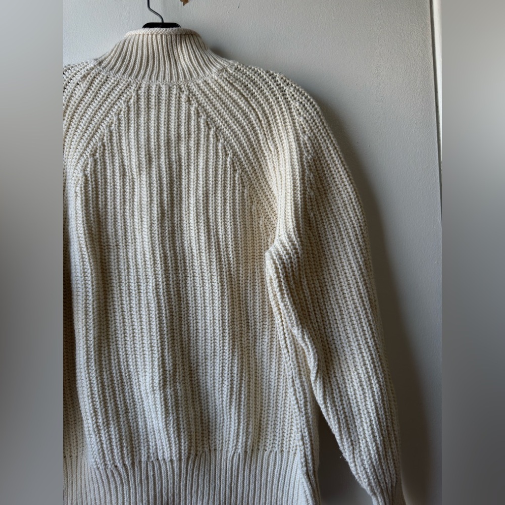 J. Crew Cream Turtleneck Sweater - Picture 11 of 12